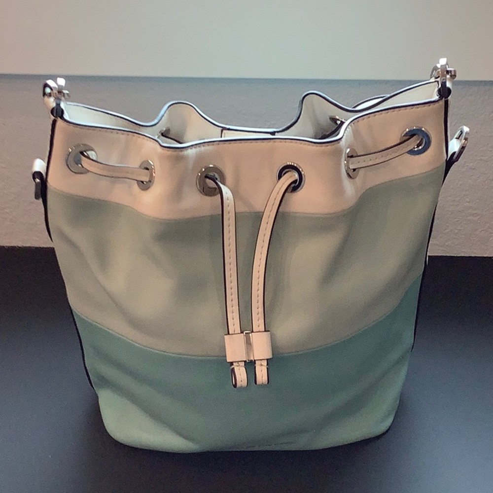Adorable blue purse by Michael Kors